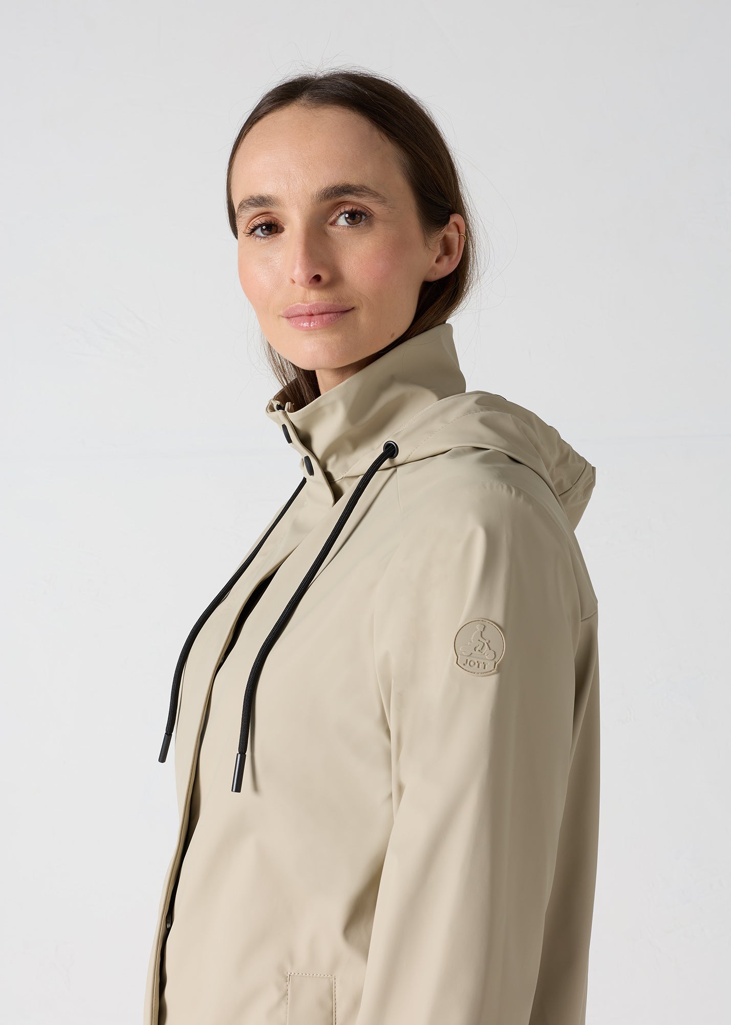 Coupe-vent mi-long Beige Denisa - JOTT - 5