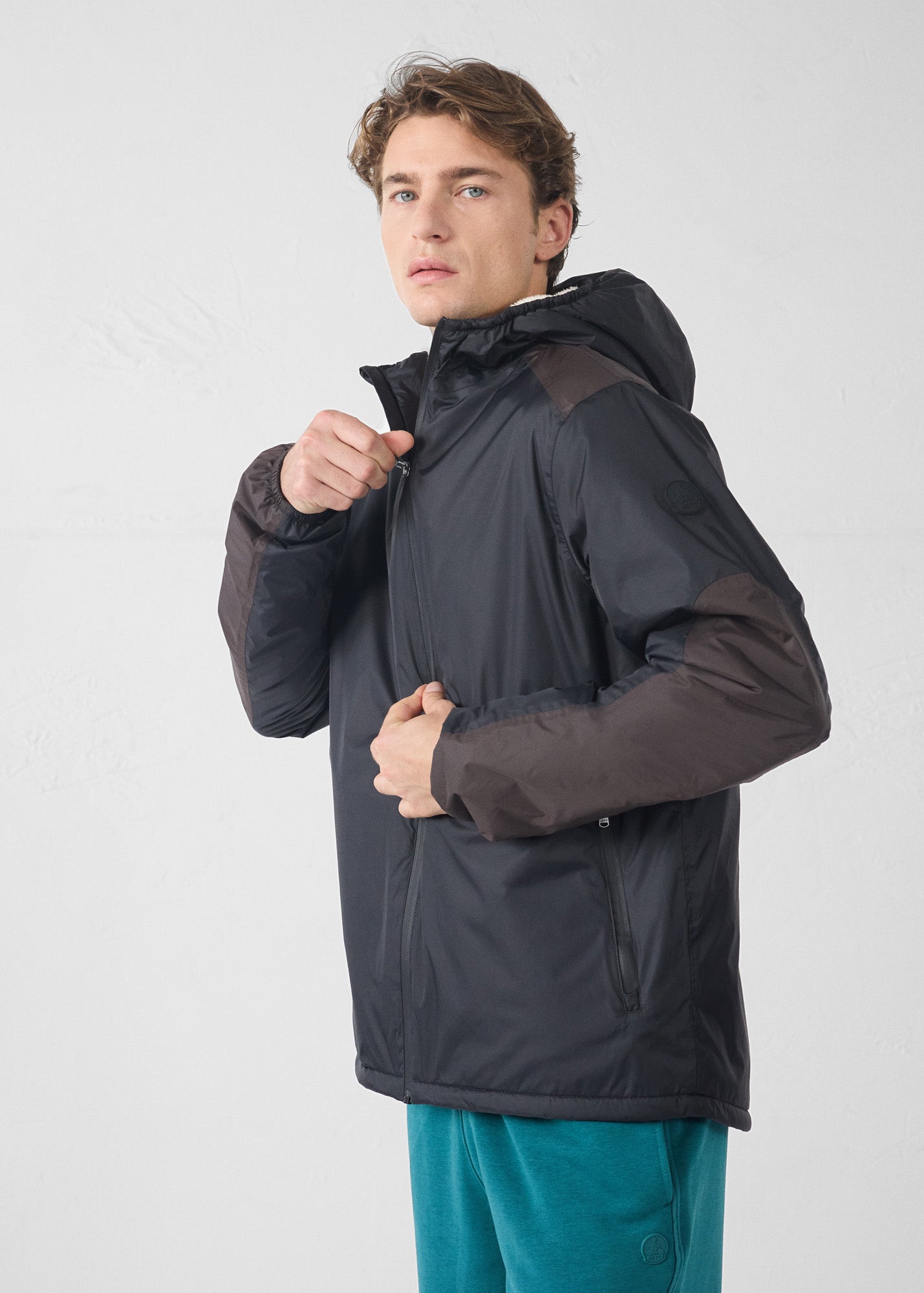 Imperméable sherpa Noir Dippen sherpa - JOTT - 5