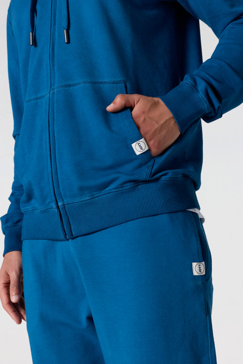 Veste zippée à capuche Bleu jeans Edgar - JOTT - 4