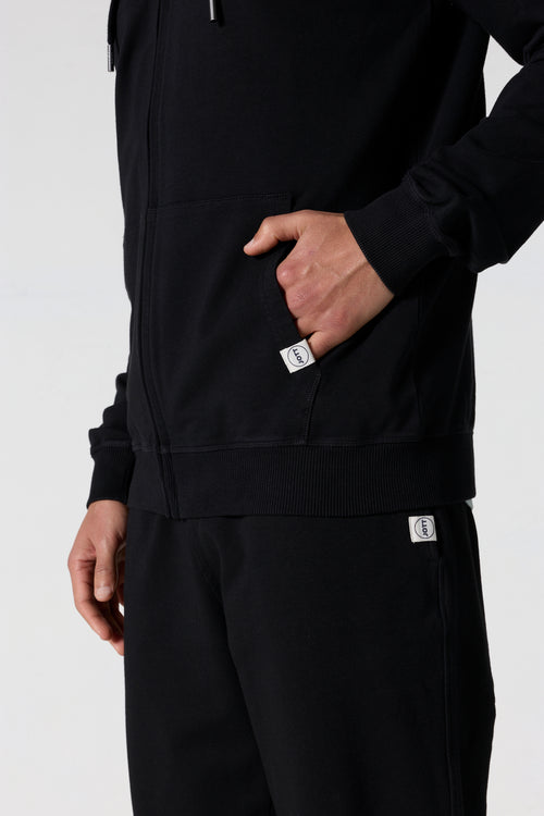 Veste zippée à capuche Noir graphite Edgar - JOTT - 5