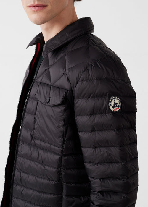 Doudoune col chemise Noir Ethan - JOTT - 5