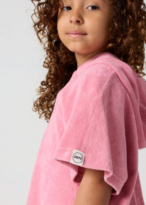 Robe éponge enfant à capuche Pink antique Isla - JOTT - 5