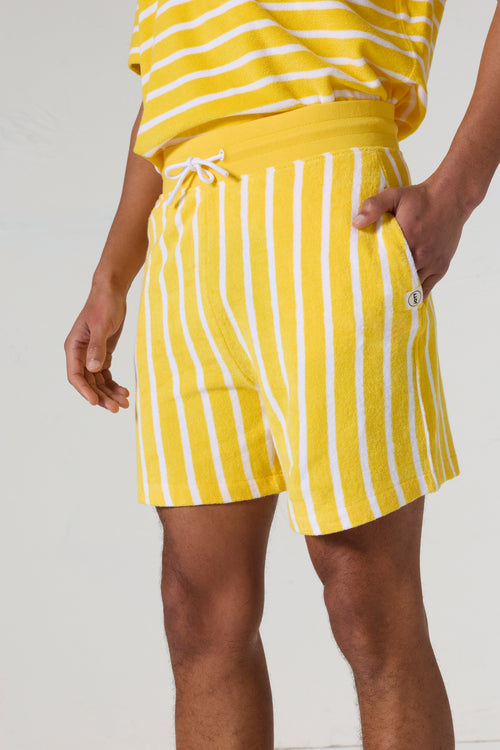 Short éponge Jaune abeille rayé Jet stripe - JOTT - 3