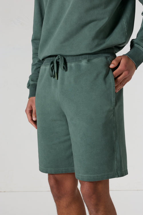 Short en molleton Vert sauge Levon - JOTT - 4