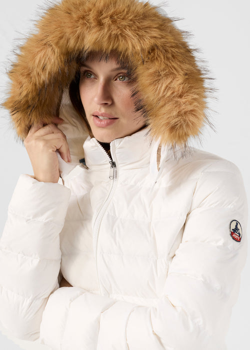 Doudoune à capuche Grand Froid Blanc Luxe - JOTT - 5