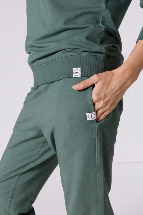 Sweat col rond Vert sauge Maida - JOTT - 5