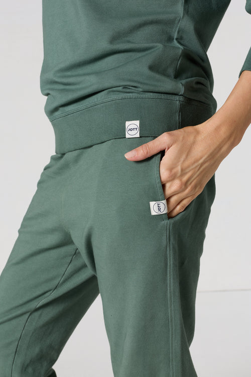 Sweat col rond Vert sauge Maida - JOTT - 5