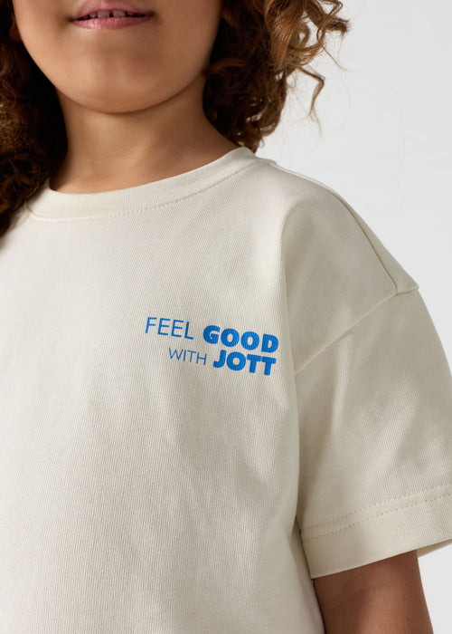 T-shirt enfant col rond imprimé Naturel Mak - JOTT - 5