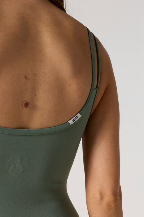 Maillot de bain femme une pièce Vert sauge Mary - JOTT - 5