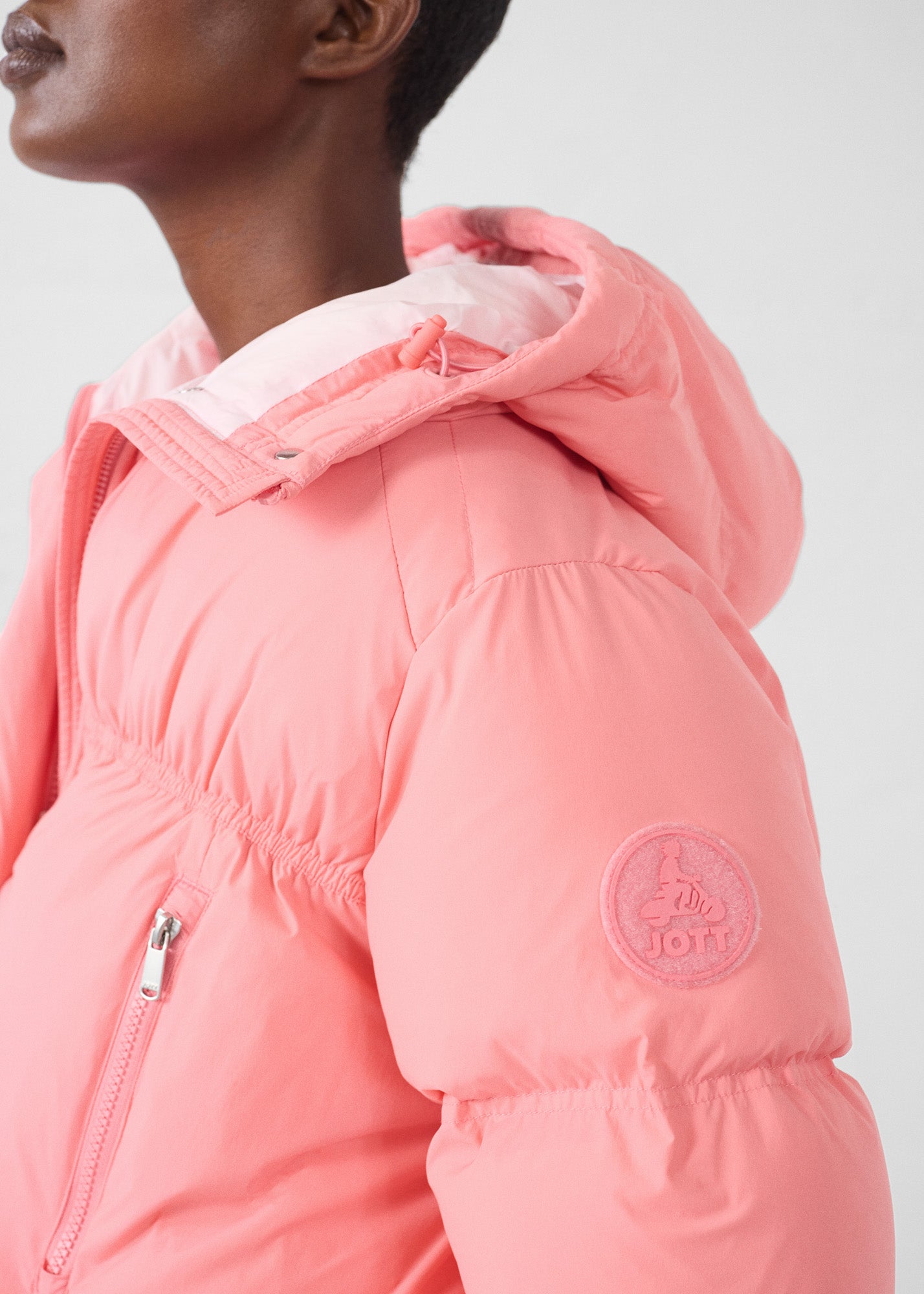 Down jacket Grand Froid esprit puffer Vibrant pink Nami - JOTT