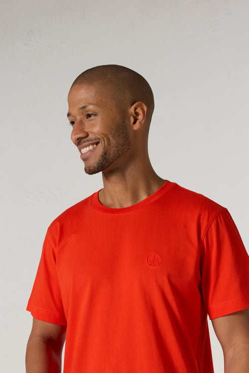 T-shirt à col rond homme en coton Coquelicot Pedro - JOTT - 5