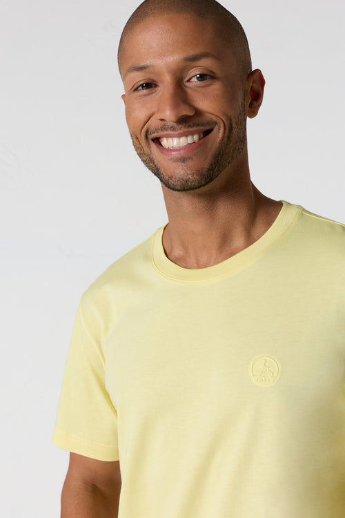 T-shirt à col rond homme en coton Paille Pedro - JOTT - 5