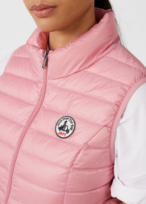 Doudoune légère sans manches Pink antique Seda - JOTT - 5