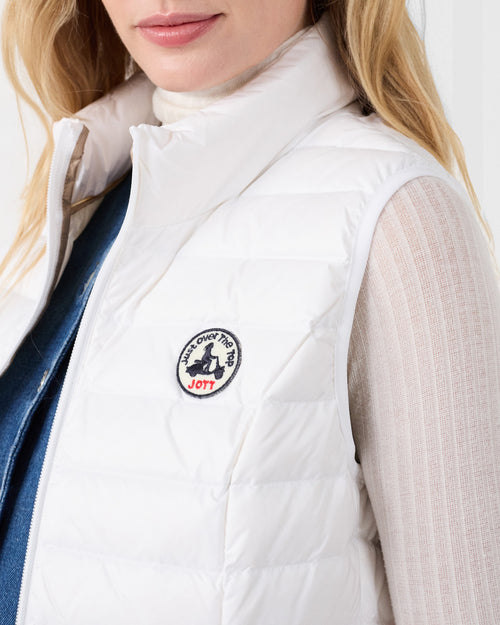 Doudoune légère sans manches Blanc Seda - JOTT - 5