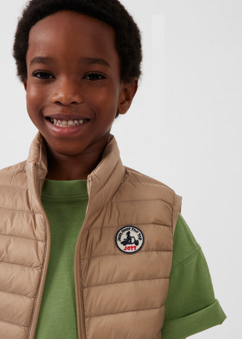 Doudoune sans manches enfant Beige Zoe - JOTT - 5