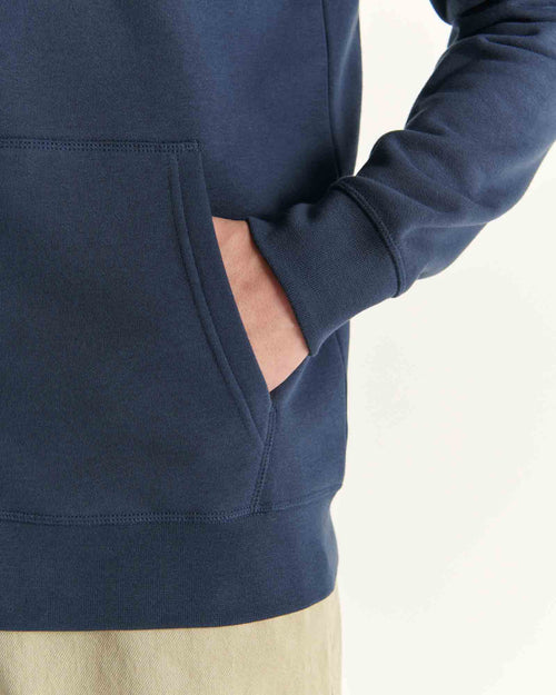 Sweat à capuche homme en coton biologique Marine Mexico - JOTT - 2