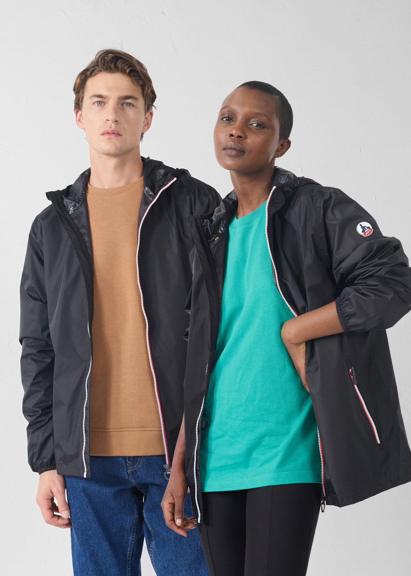 Veste Imperméable Jott Taille L Marron - Coupe-vent, Neuf Avec étiquettes Pour Homme