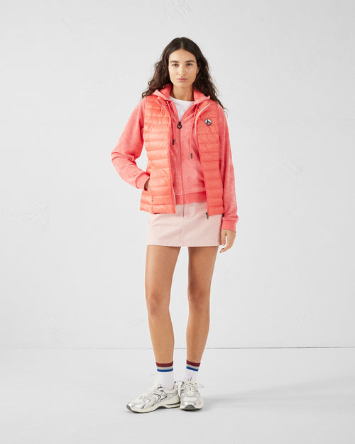 Coral Anemone zip-up terry jacket - JOTT - 4
