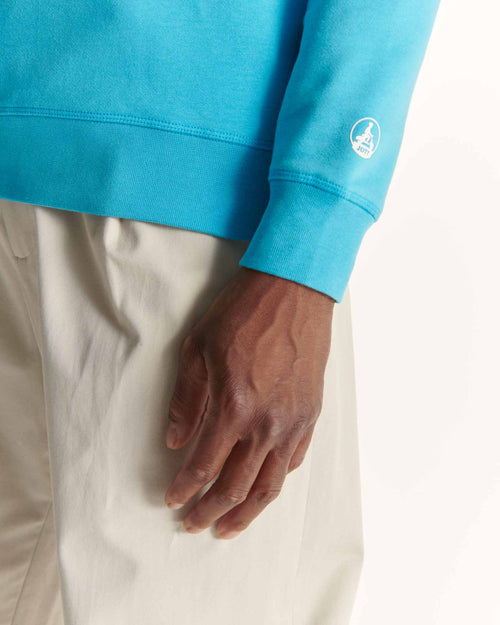 Sudadera de algodón orgánico Azul cielo Braga - JOTT - 4