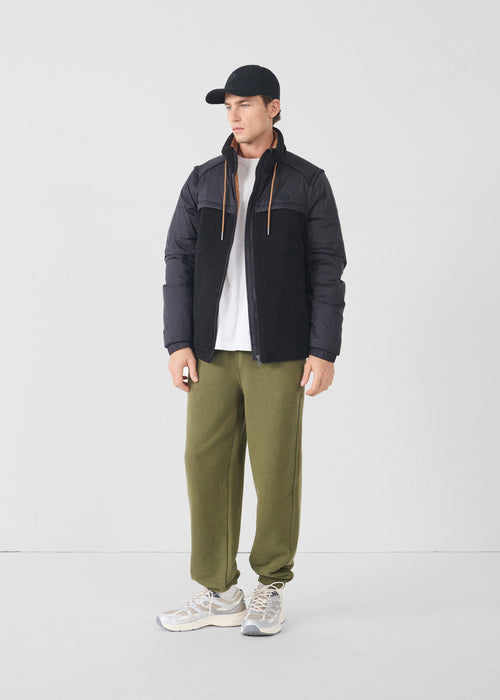 Doudoune sherpa Noir Oleg - JOTT - 2