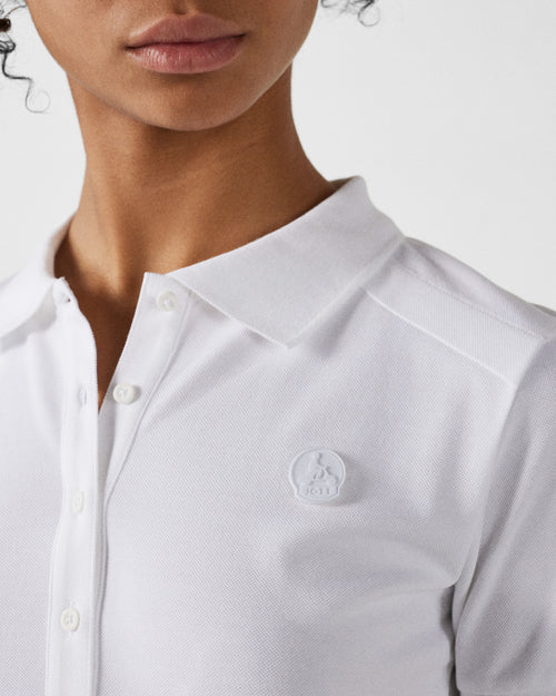 Polo femme Blanc May - JOTT - 5