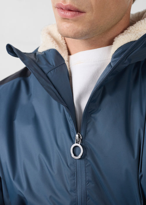 Coupe-vent Johnnie O Prep formance taille moyenne bleu fermeture Coupe-vent Johnnie O Prep formance taille moyenne bleu fermeture