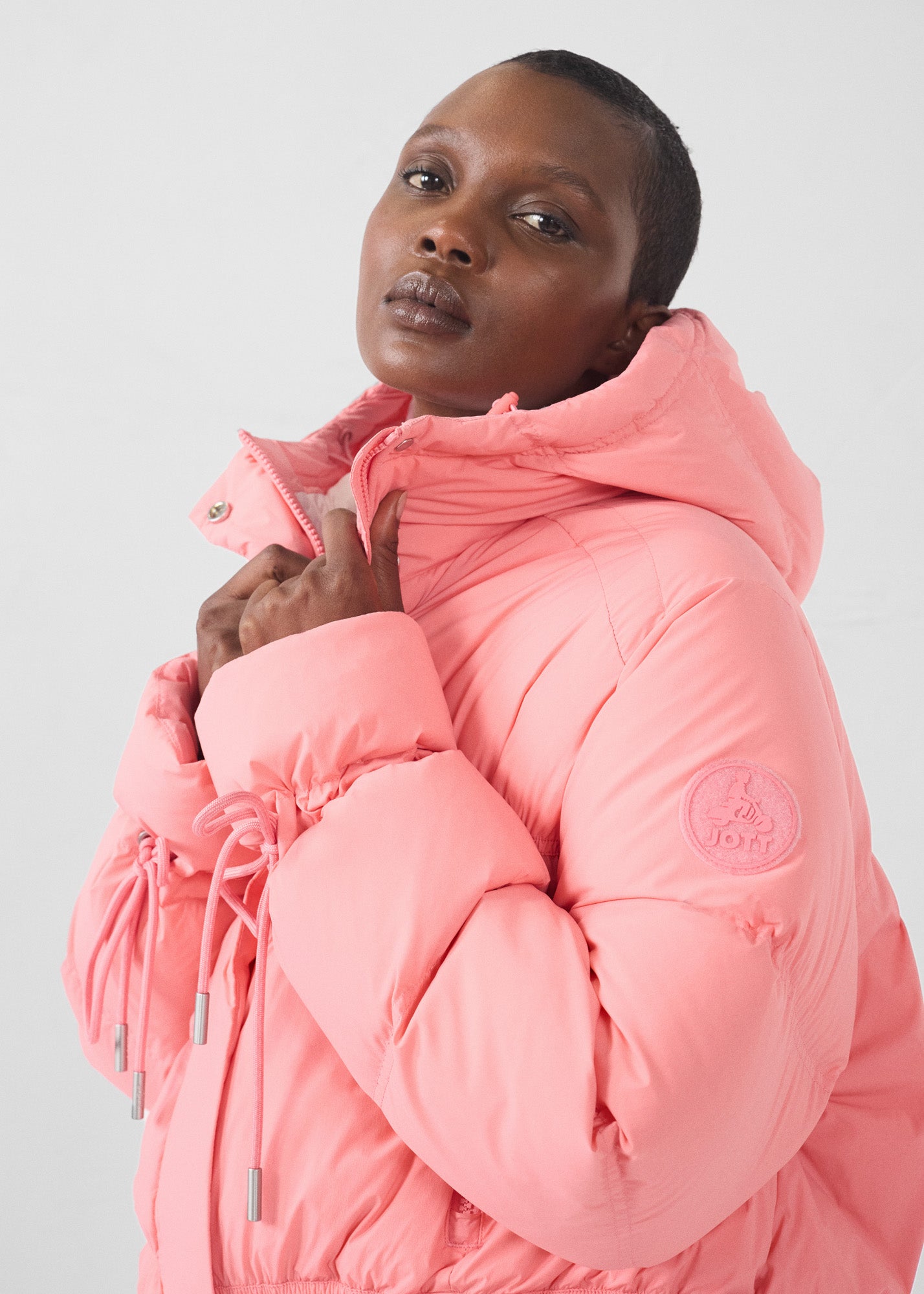 Down jacket Grand Froid esprit puffer Vibrant pink Nami - JOTT