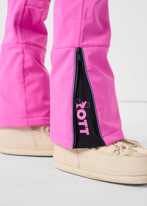Pantalon ski Imperméable Grand froid Rose électrique Silene - JOTT - 4