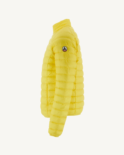 light Down jacket  in matte goldlight - JOTT - 2