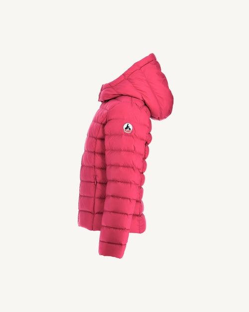Doudoune à capuche enfant Grand Froid Rose cerise Opale 2.0 - JOTT - 3