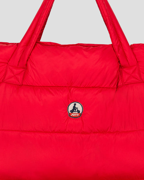 Maxi totebag Rouge carmin Leina - JOTT - 5