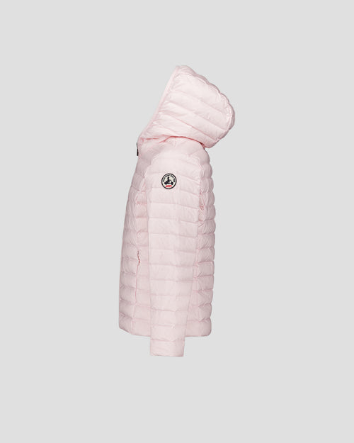 Doudoune légère à capuche enfant Rose pétale Carla - JOTT - 2
