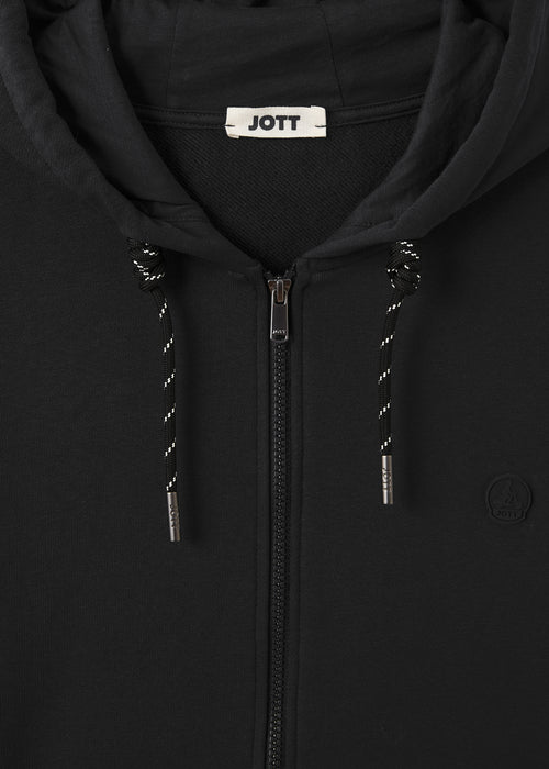 Veste zippée à capuche Noir Dalila - JOTT - 5