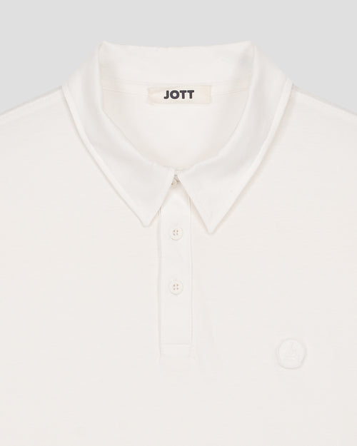 Polo manches courtes Blanc Dario - JOTT - 2