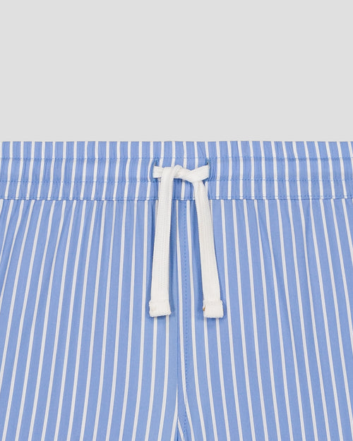 Bermuda enfant en popeline Bleu céleste rayé Joe stripe - JOTT - 2