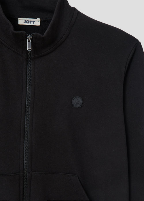 Veste zippée en molleton gratté Noir Jude - JOTT - 2