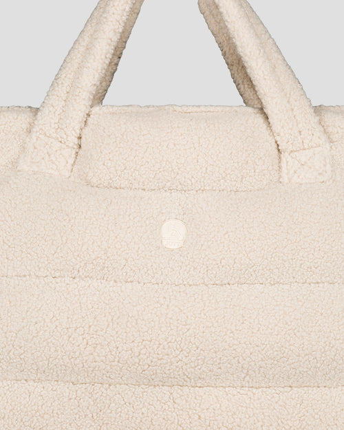 Maxi totebag Naturel Leina sherpa - JOTT - 4