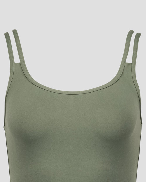 Maillot de bain femme une pièce Vert sauge Mary - JOTT - 2