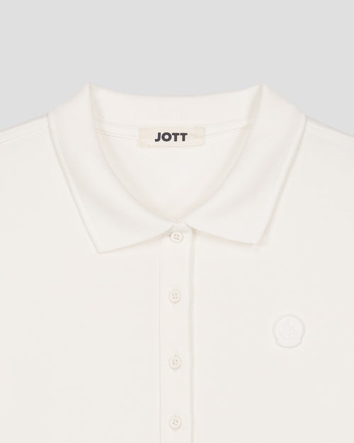 Polo manches courtes Blanc Maura - JOTT - 2