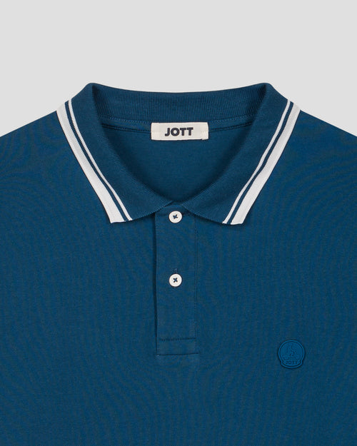 Polo mixte Bleu jeans Paolo - JOTT - 2
