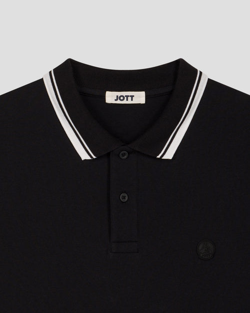 Polo mixte Noir Paolo - JOTT - 2