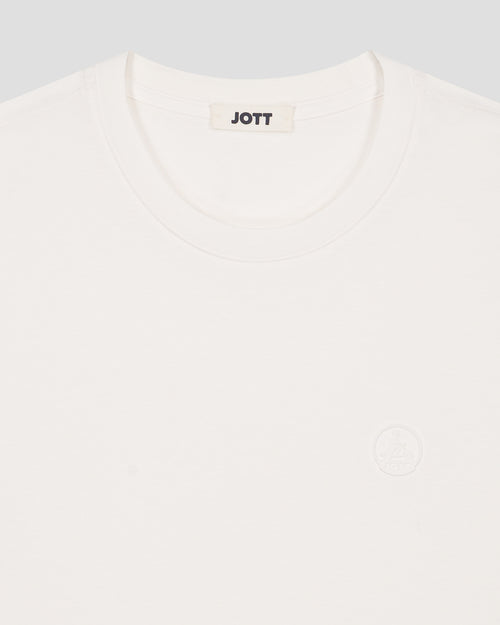 T-shirt col rond homme en coton Blanc Pedro - JOTT - 5