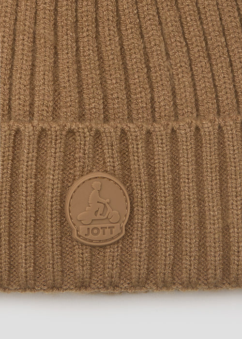 Ensemble bonnet + tour de cou enfant Beige fumé Pomme - JOTT - 5