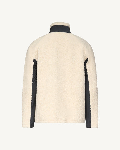 Blouson hybride en sherpa Naturel Denver - JOTT - 5