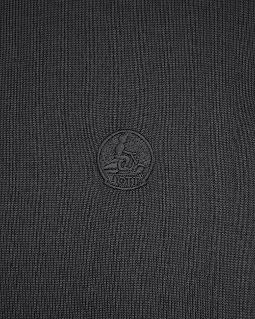 Pull en maille col rond Noir Emile - JOTT - 3