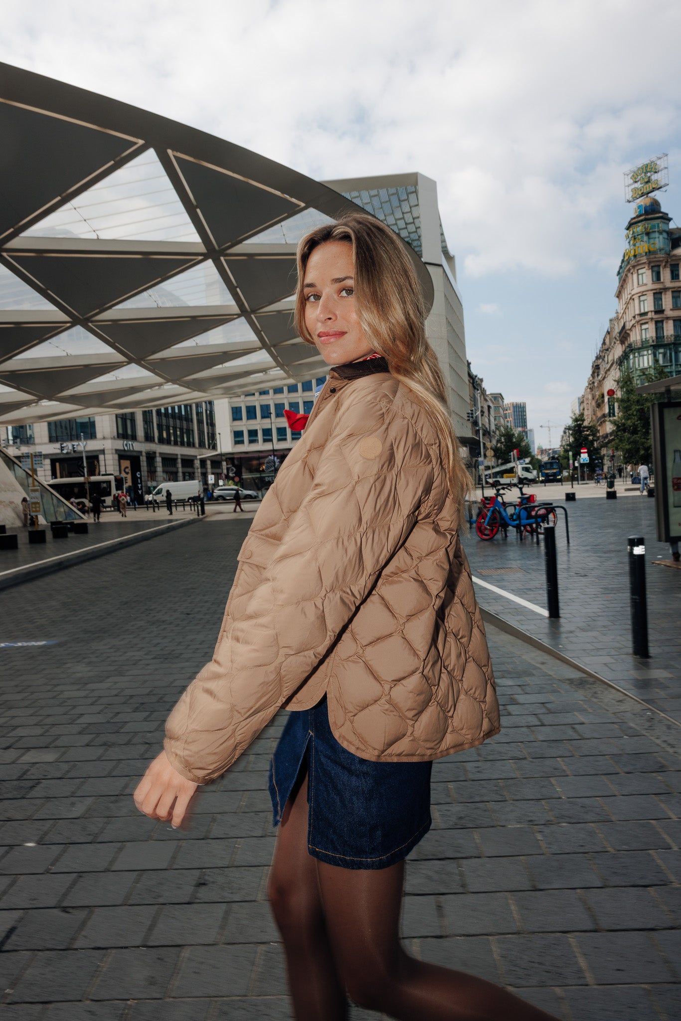 Down jacket Grand Froid Electric pink Prague lacquered - JOTT
