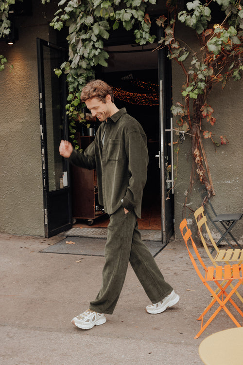 Pantalon chino Army foncé Mayeul