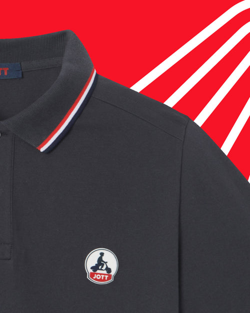 Polo en coton biologique Marine Lucien