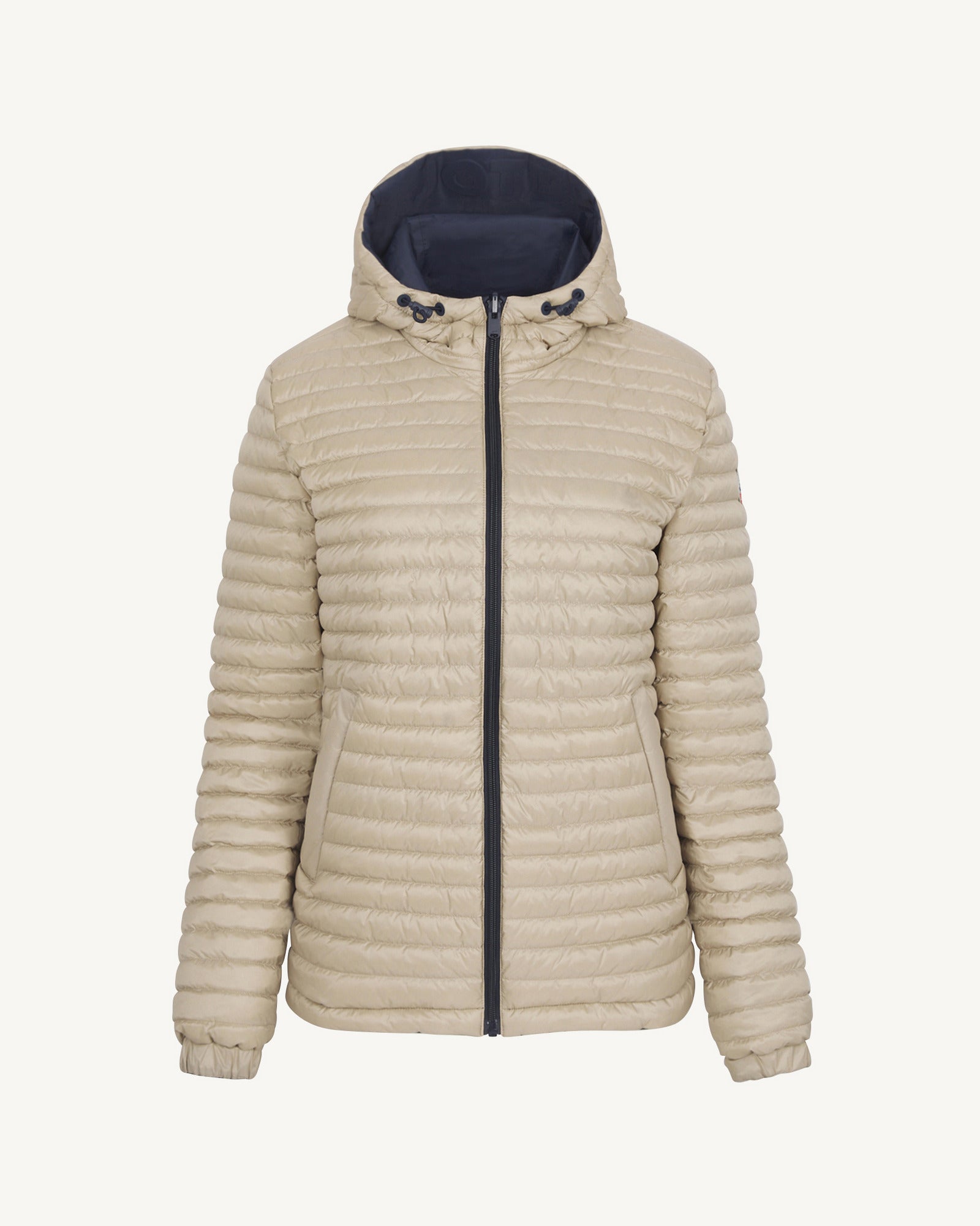 Doudoune réversible à capuche Ultralight Marine/Beige Bangkok 2.0 - JOTT - 2