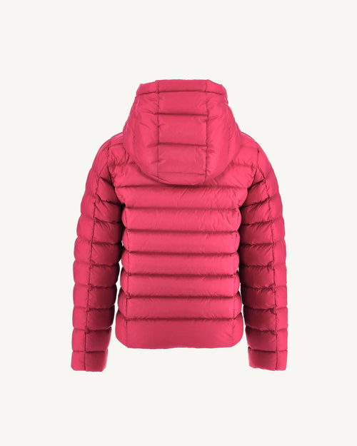 Doudoune à capuche enfant Grand Froid Rose cerise Opale 2.0 - JOTT - 4